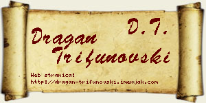 Dragan Trifunovski vizit kartica
